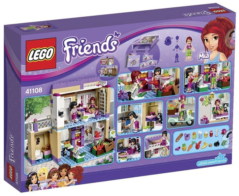 LEGO® Friends 41108 Il Mercato Alimentare di Heartlake - vue 2
