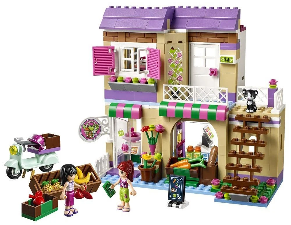 LEGO® Friends 41108 Il Mercato Alimentare di Heartlake - vue 3