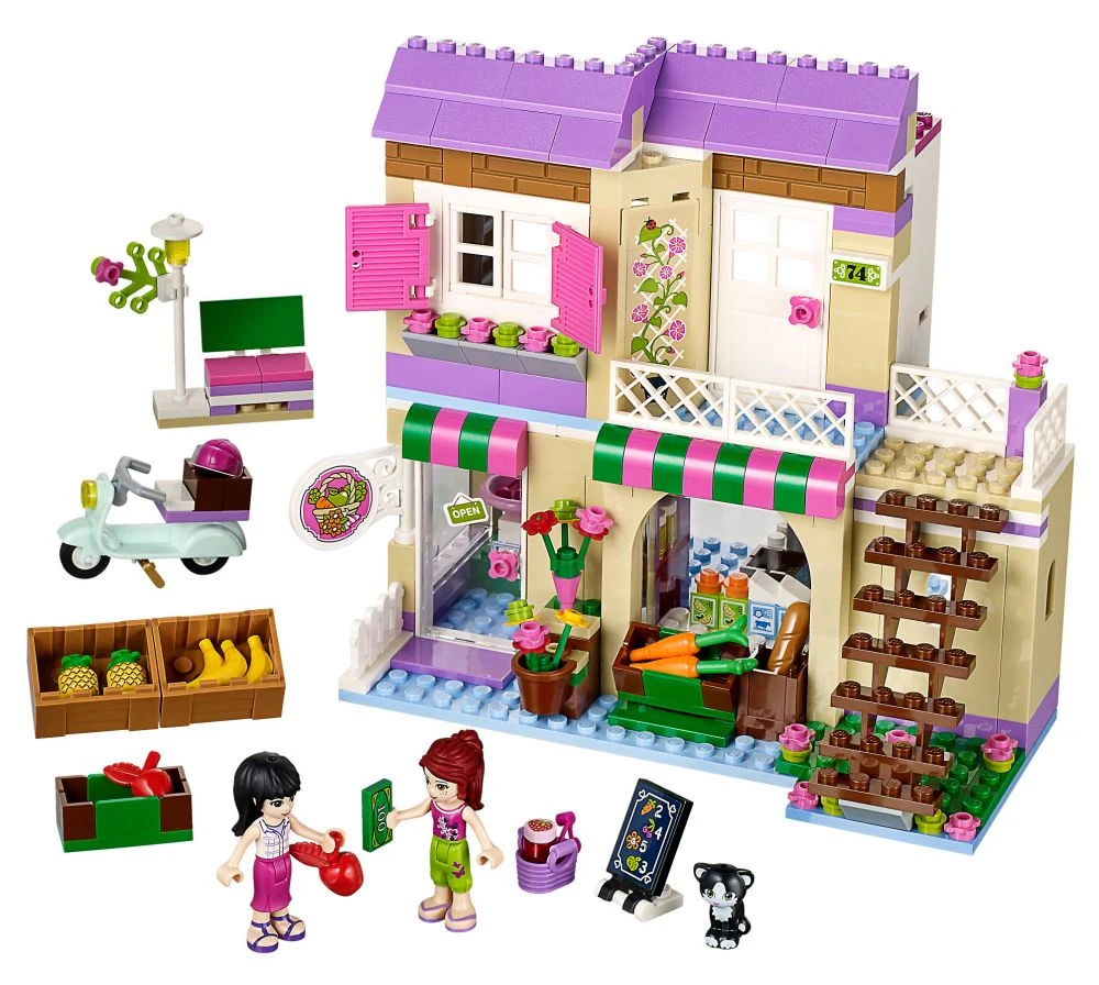 LEGO® Friends 41108 Il Mercato Alimentare di Heartlake - vue 4