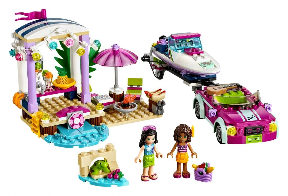 LEGO® Friends 41316 Il Trasportatore di Motoscafi di Andrea - vue 2
