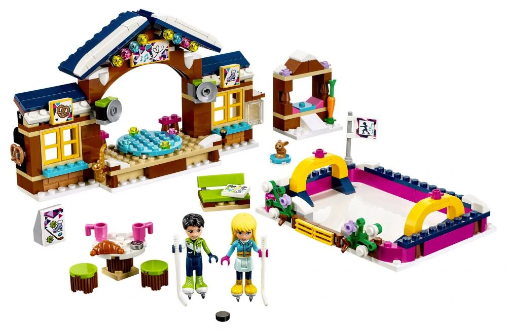 LEGO® Friends 41322 La Pista di Pattinaggio del Villaggio Invernale - vue 2