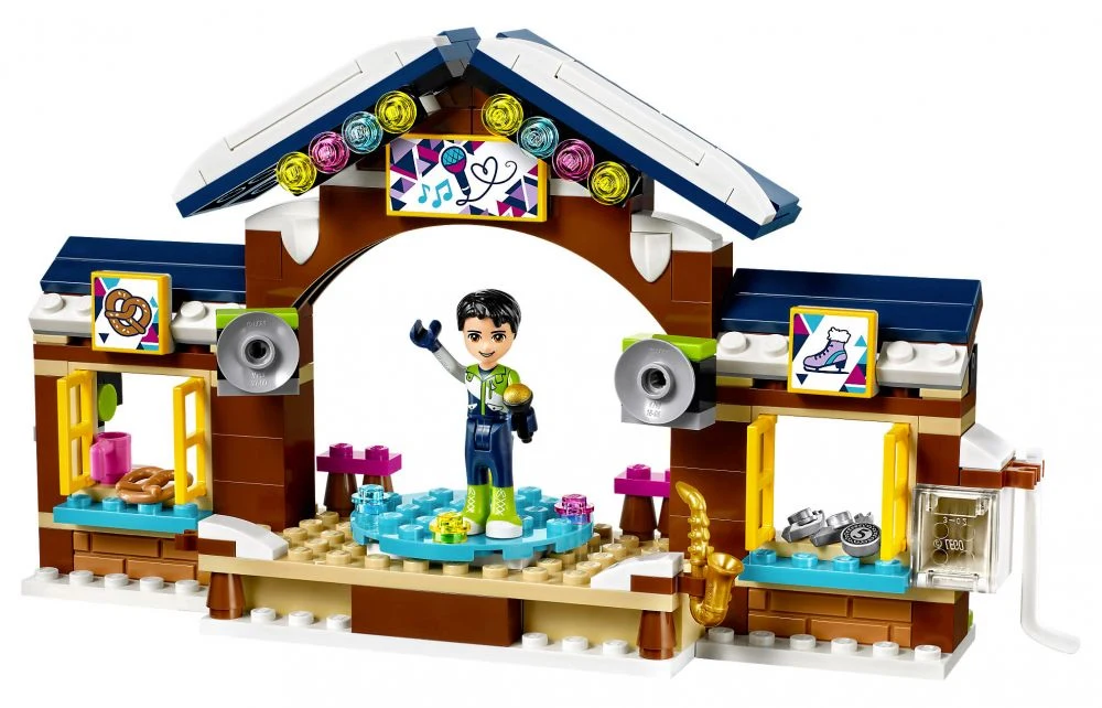 LEGO® Friends 41322 La Pista di Pattinaggio del Villaggio Invernale - vue 3