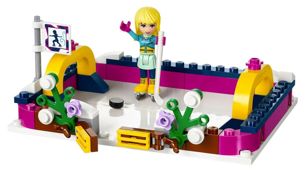 LEGO® Friends 41322 La Pista di Pattinaggio del Villaggio Invernale - vue 4