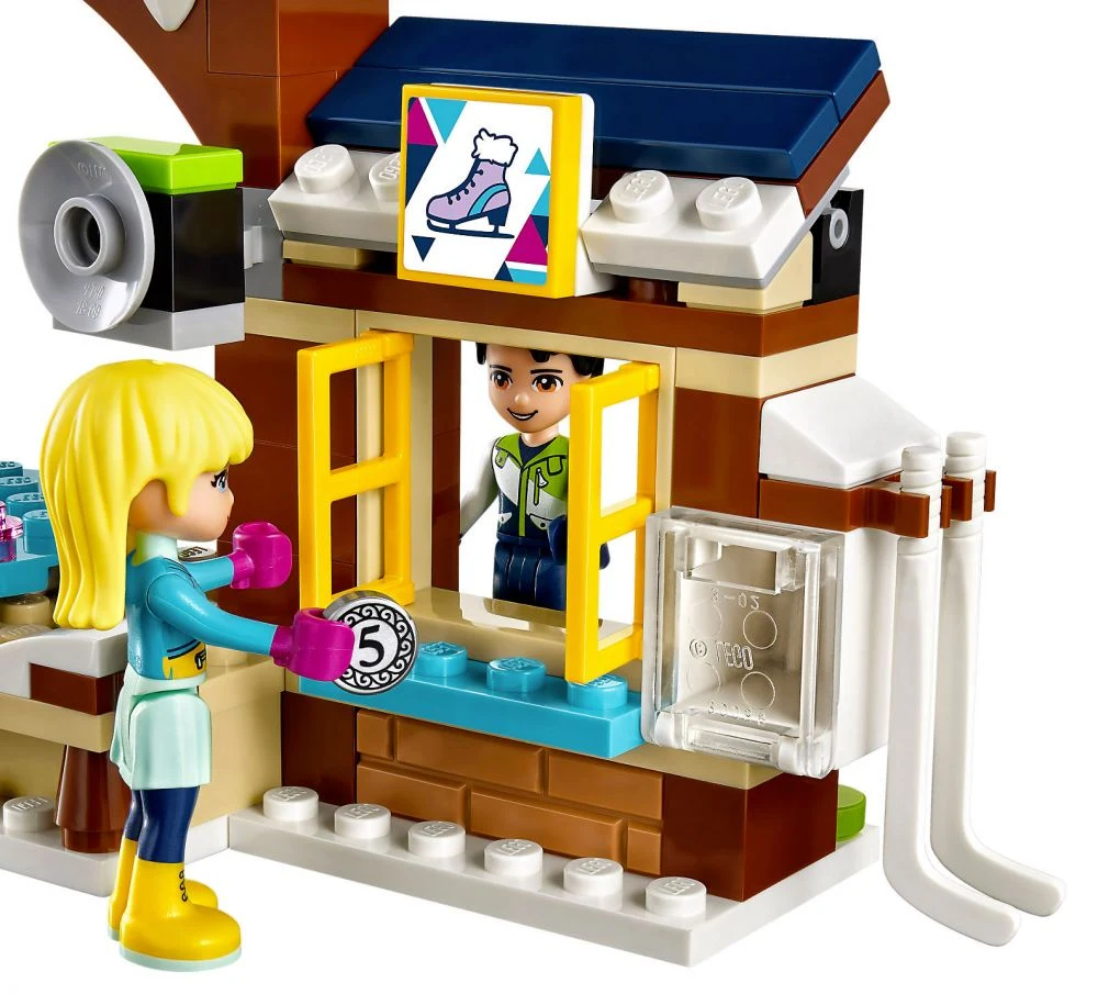 LEGO® Friends 41322 La Pista di Pattinaggio del Villaggio Invernale - vue 5