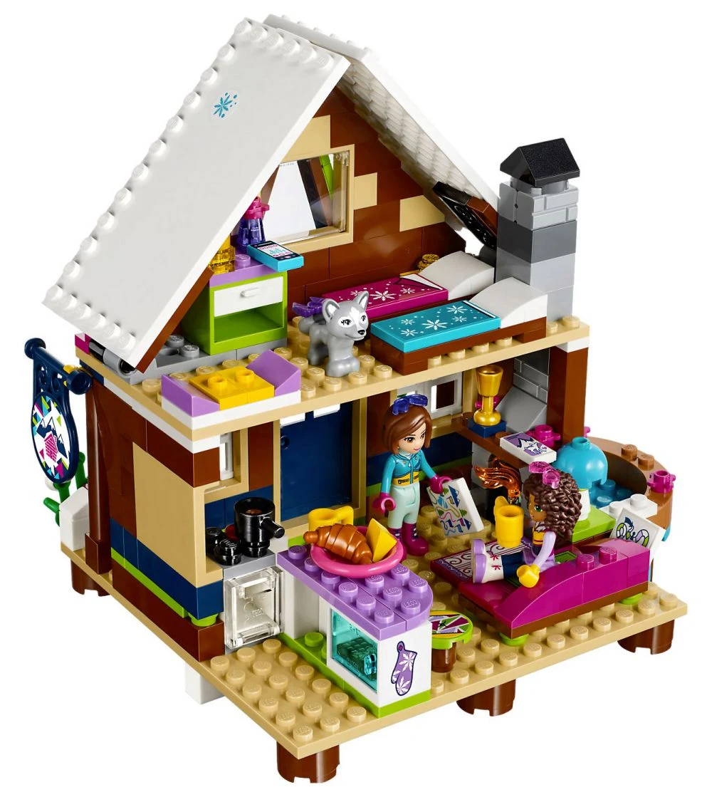 LEGO® Friends 41323 Lo Chalet del Villaggio Invernale - vue 4