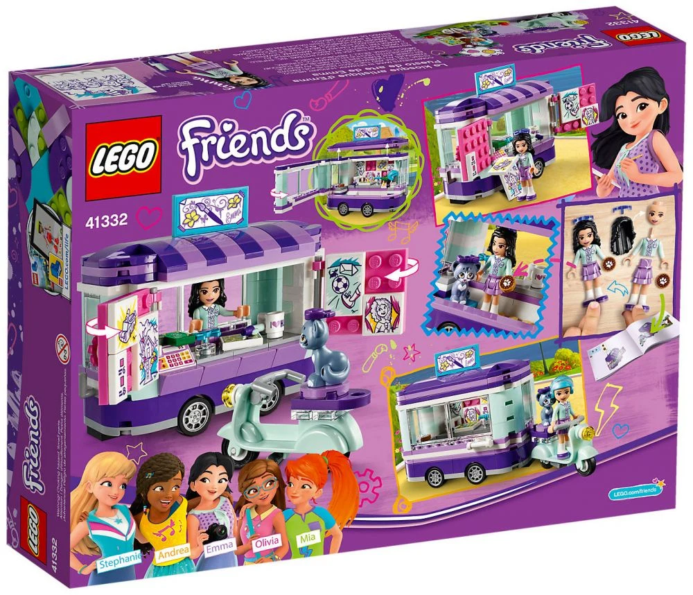 LEGO® Friends 41332 Lo Stand dell’Arte di Emma - vue 2
