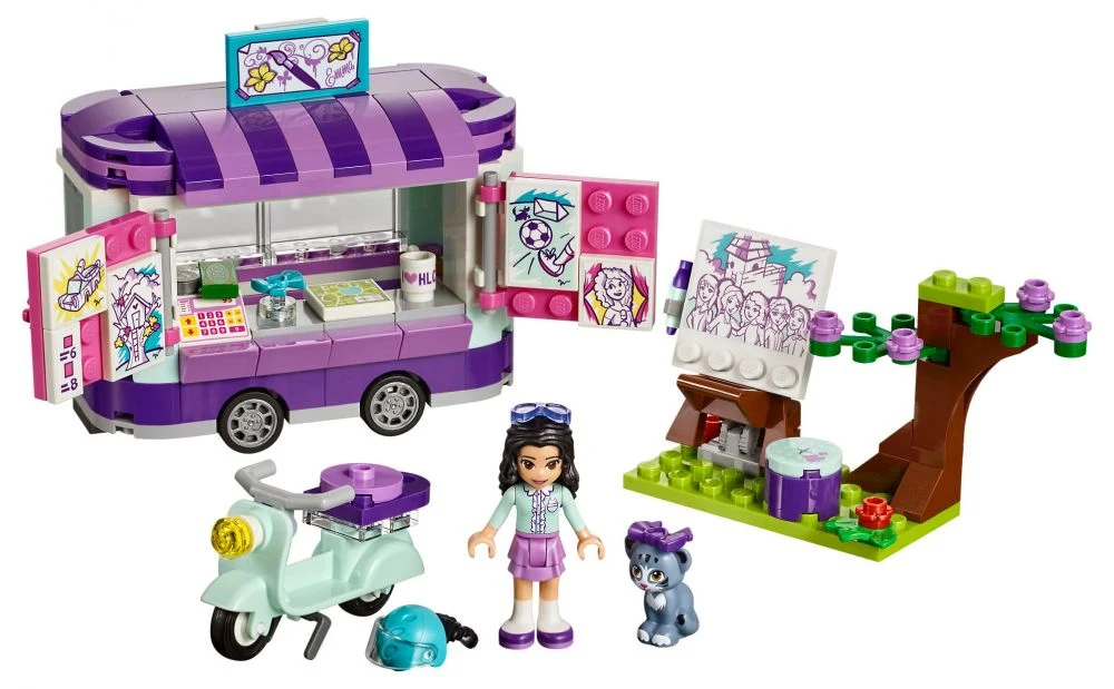 LEGO® Friends 41332 Lo Stand dell’Arte di Emma - vue 3