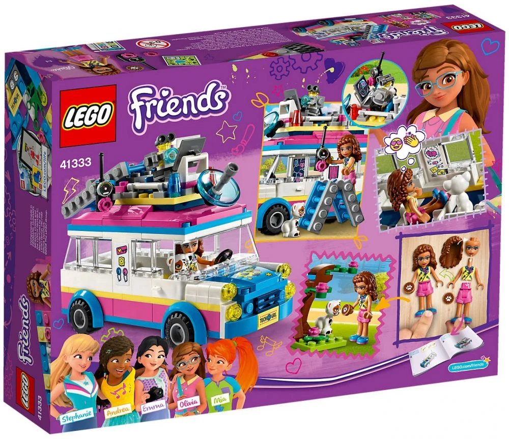 LEGO® Friends 41333 Il Veicolo delle Missioni di Olivia - vue 2