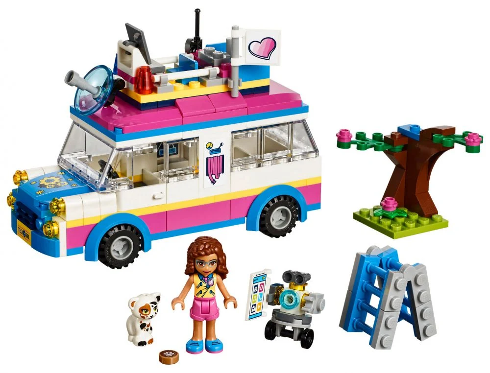 LEGO® Friends 41333 Il Veicolo delle Missioni di Olivia - vue 3