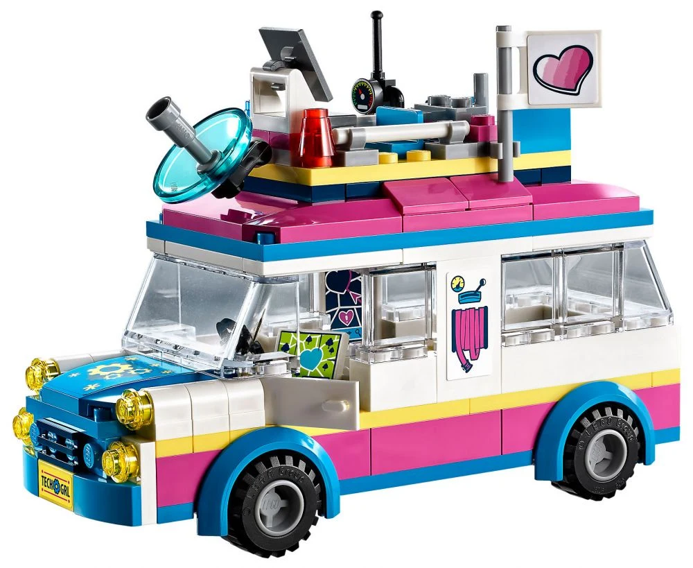 LEGO® Friends 41333 Il Veicolo delle Missioni di Olivia - vue 4