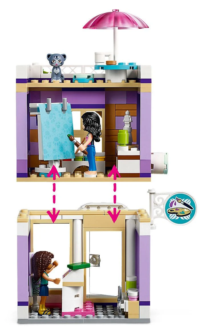 LEGO® Friends 41365 Lo Studio Artistico di Emma - vue 6