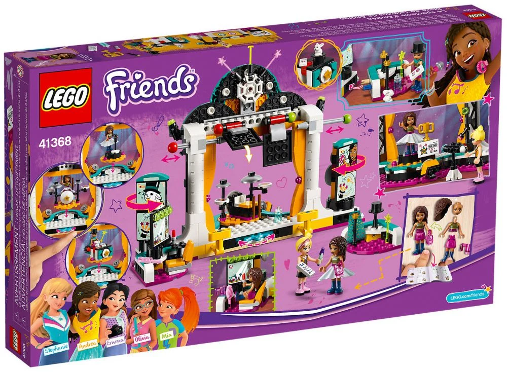 LEGO® Friends 41368 Il Talent Show di Andrea - vue 3