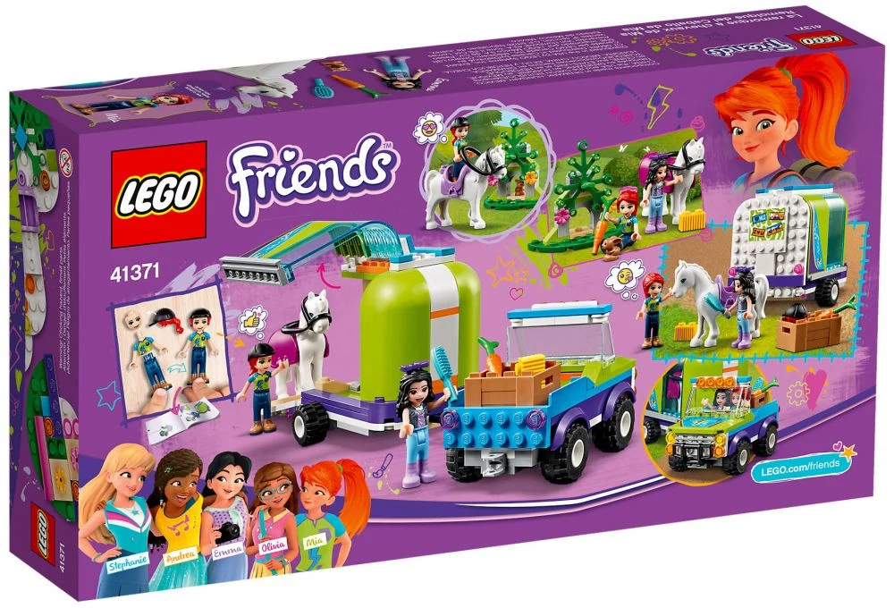 LEGO® Friends 41371 Il Rimorchio dei Cavalli di Mia - vue 2