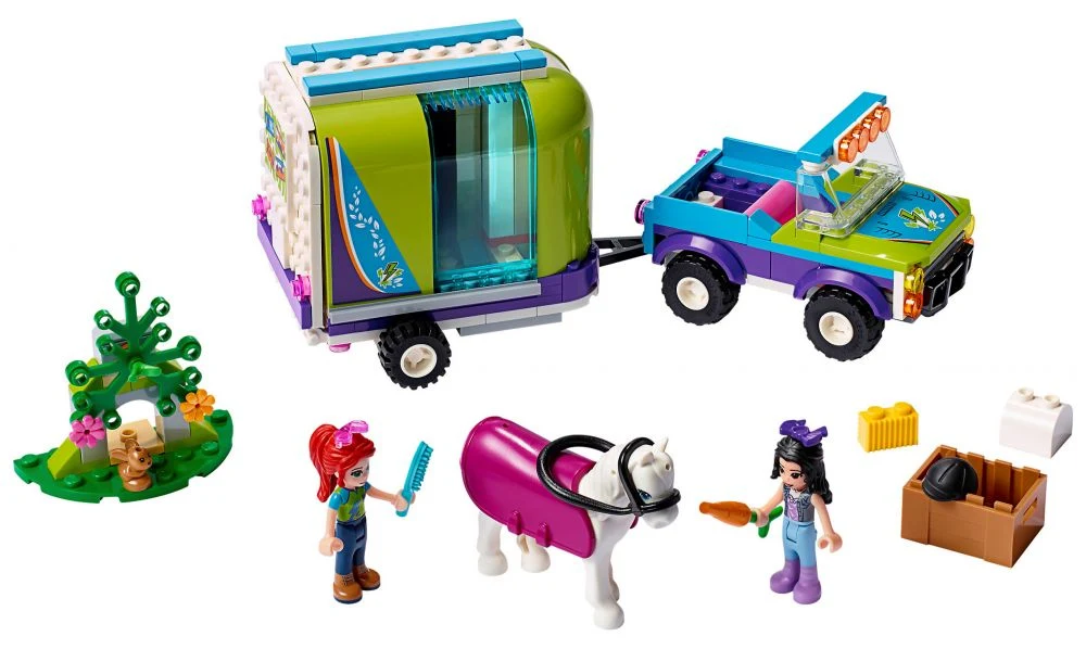 LEGO® Friends 41371 Il Rimorchio dei Cavalli di Mia - vue 3