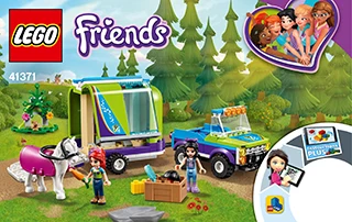 LEGO® Friends 41371 Il Rimorchio dei Cavalli di Mia - vue 6