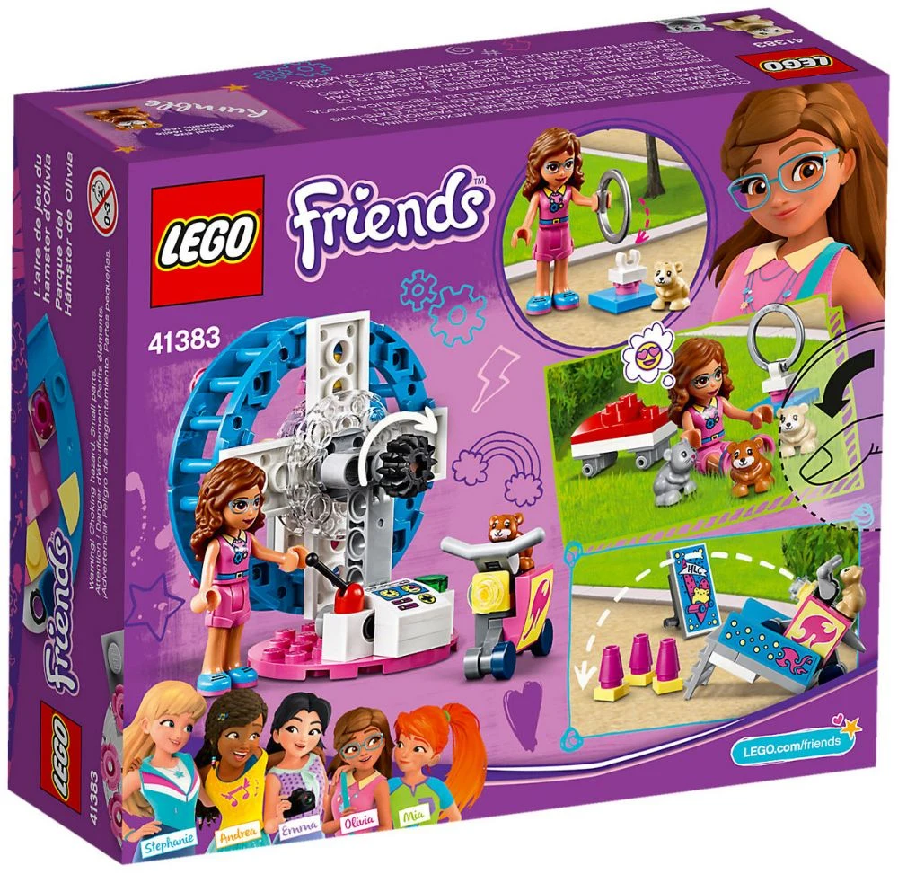 LEGO® Friends 41383 L’Area Gioco del Criceto di Olivia - vue 2