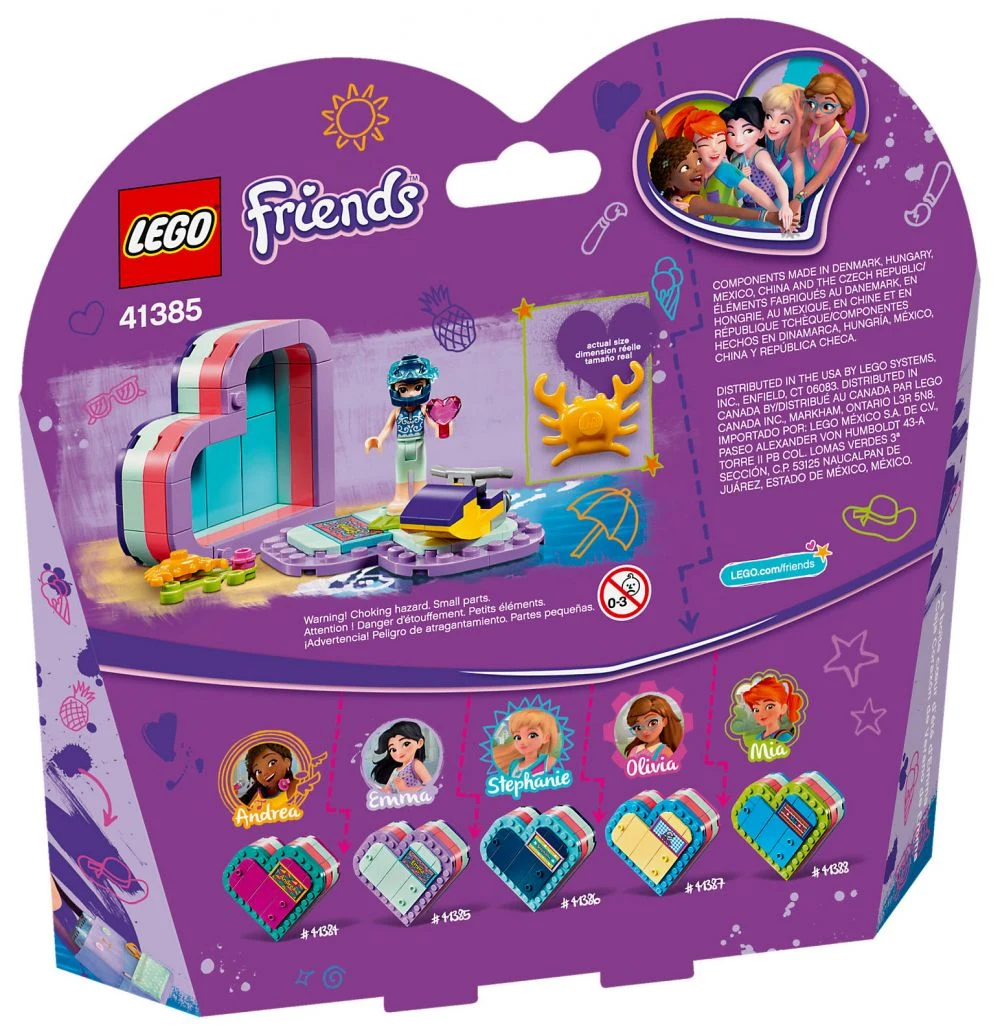 LEGO® Friends 41385 La Scatola del Cuore dell’estate di Emma - vue 2