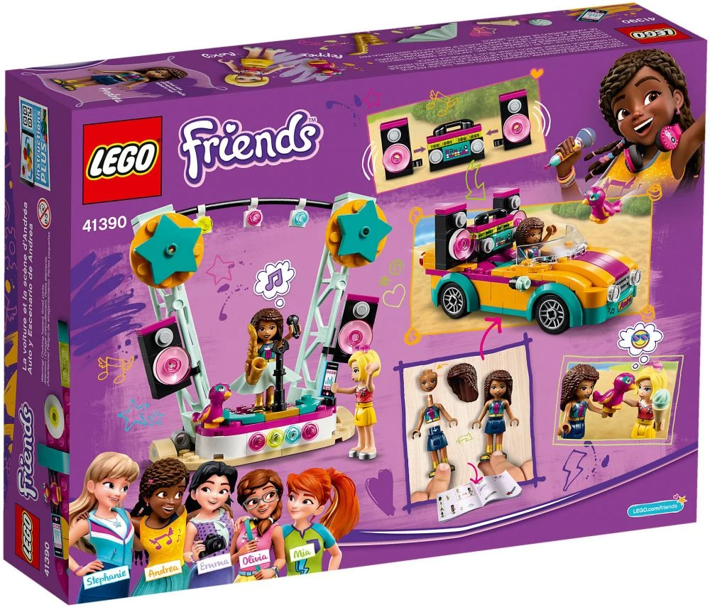 LEGO® Friends 41390 L’Auto e il Palco di Andrea - vue 2