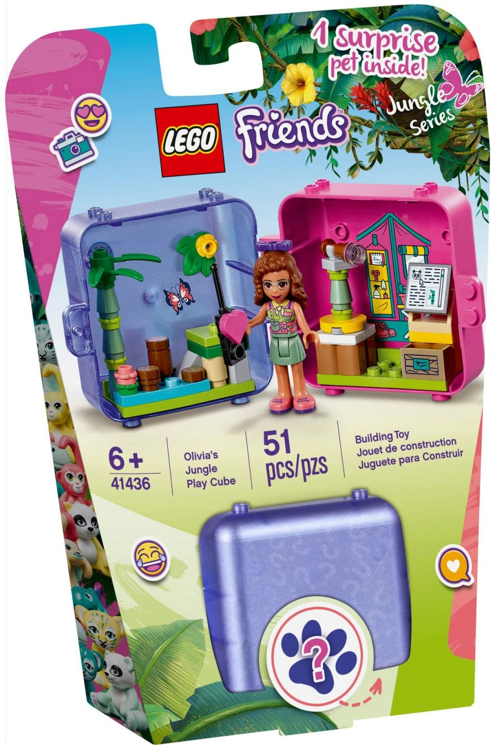 LEGO® Friends 41436 Il Cubo della Savana di Olivia - vue 2