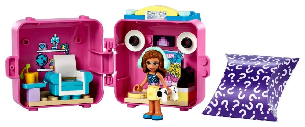 LEGO Friends 41667 Il cubo dei videogiochi di Olivia: piccolo set gaming da portare ovunque - vue 4