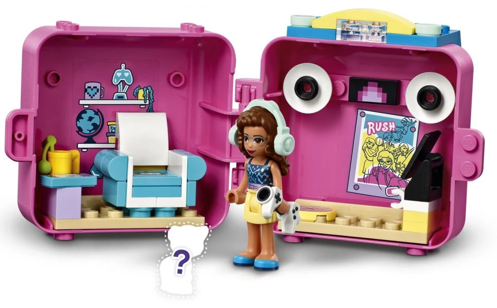 LEGO Friends 41667 Il cubo dei videogiochi di Olivia: piccolo set gaming da portare ovunque - vue 5