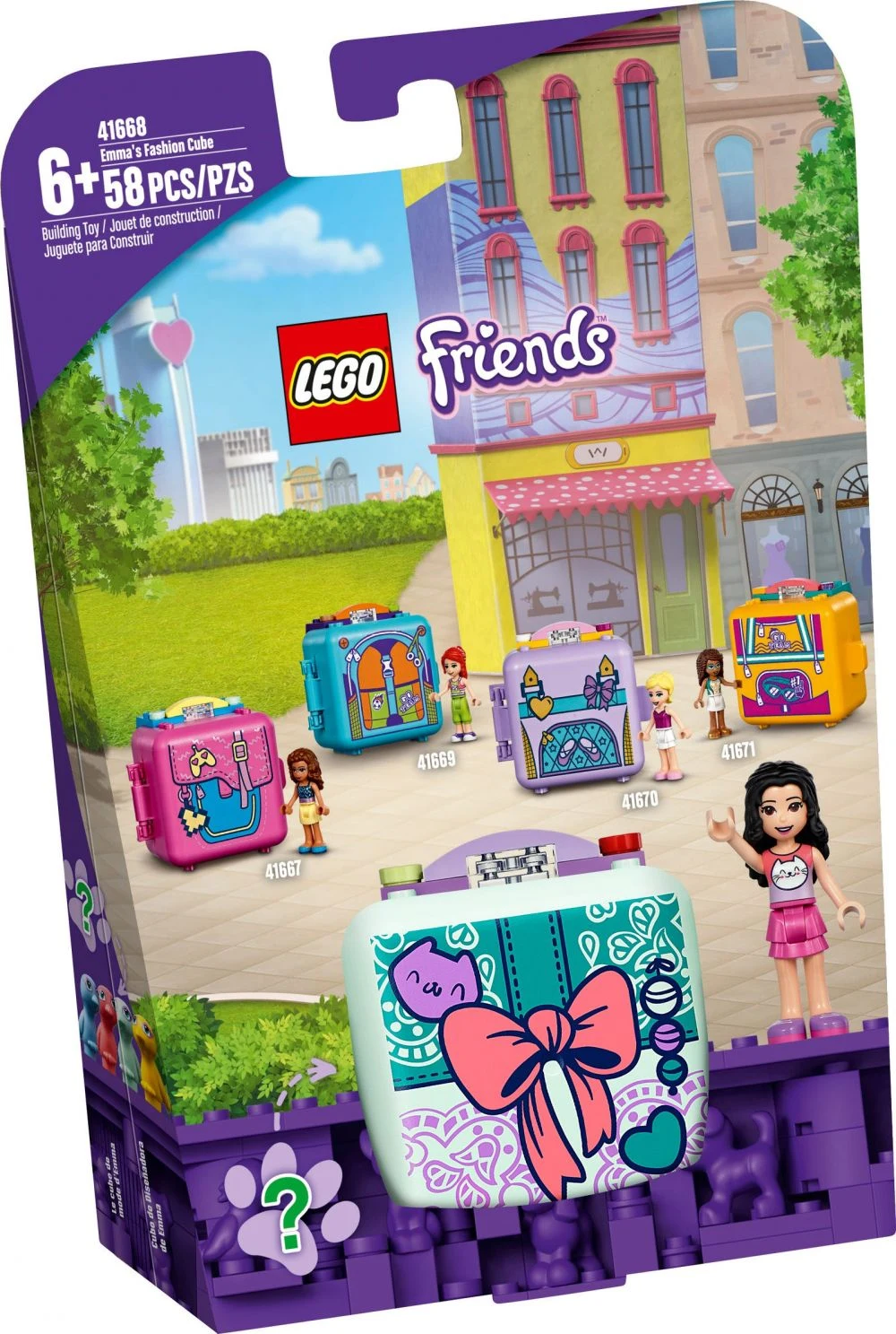 LEGO Friends 41668 Il cubo della moda di Emma: stile creativo in formato mini - vue 2