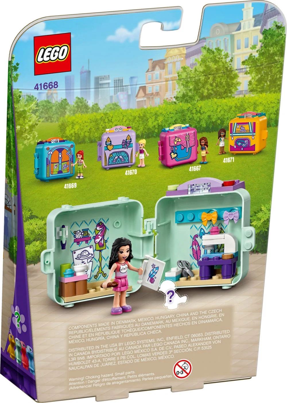 LEGO Friends 41668 Il cubo della moda di Emma: stile creativo in formato mini - vue 3