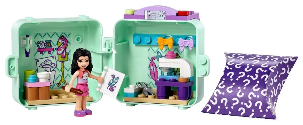 LEGO Friends 41668 Il cubo della moda di Emma: stile creativo in formato mini - vue 4