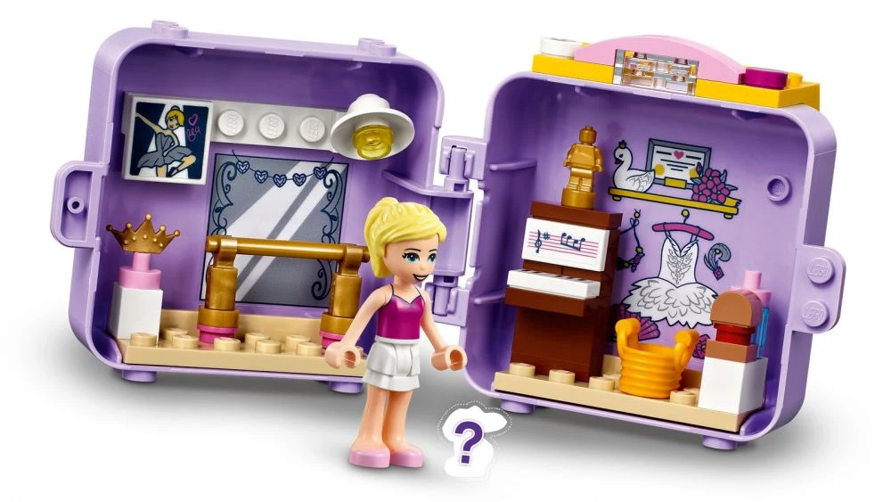 LEGO Friends 41670 Il cubo del balletto di Stephanie: eleganza e gioco compatto - vue 5