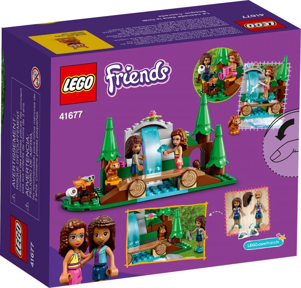 LEGO Friends 41677 La cascata nel bosco - vue 3