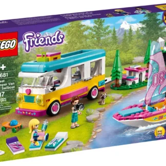 LEGO Friends 41681 Camper Van nel bosco con barca a vela