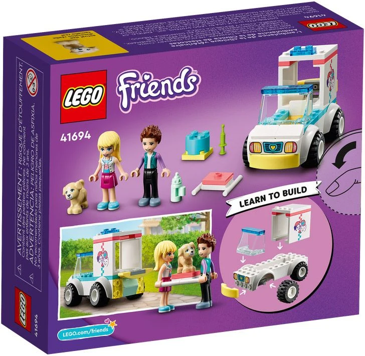 LEGO® Friends 41694 Ambulanza della clinica veterinaria - vue 2
