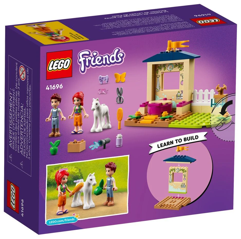 LEGO Friends 41696 Stalla di toelettatura dei pony - vue 3
