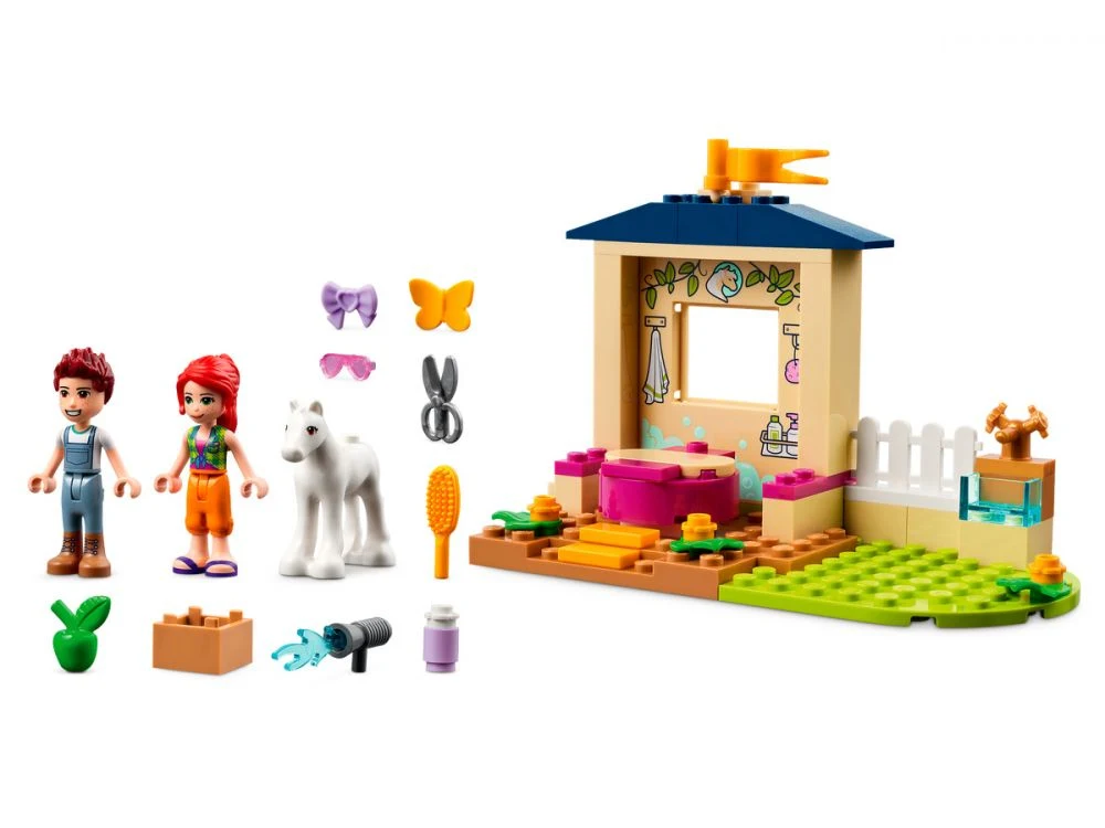 LEGO Friends 41696 Stalla di toelettatura dei pony - vue 5