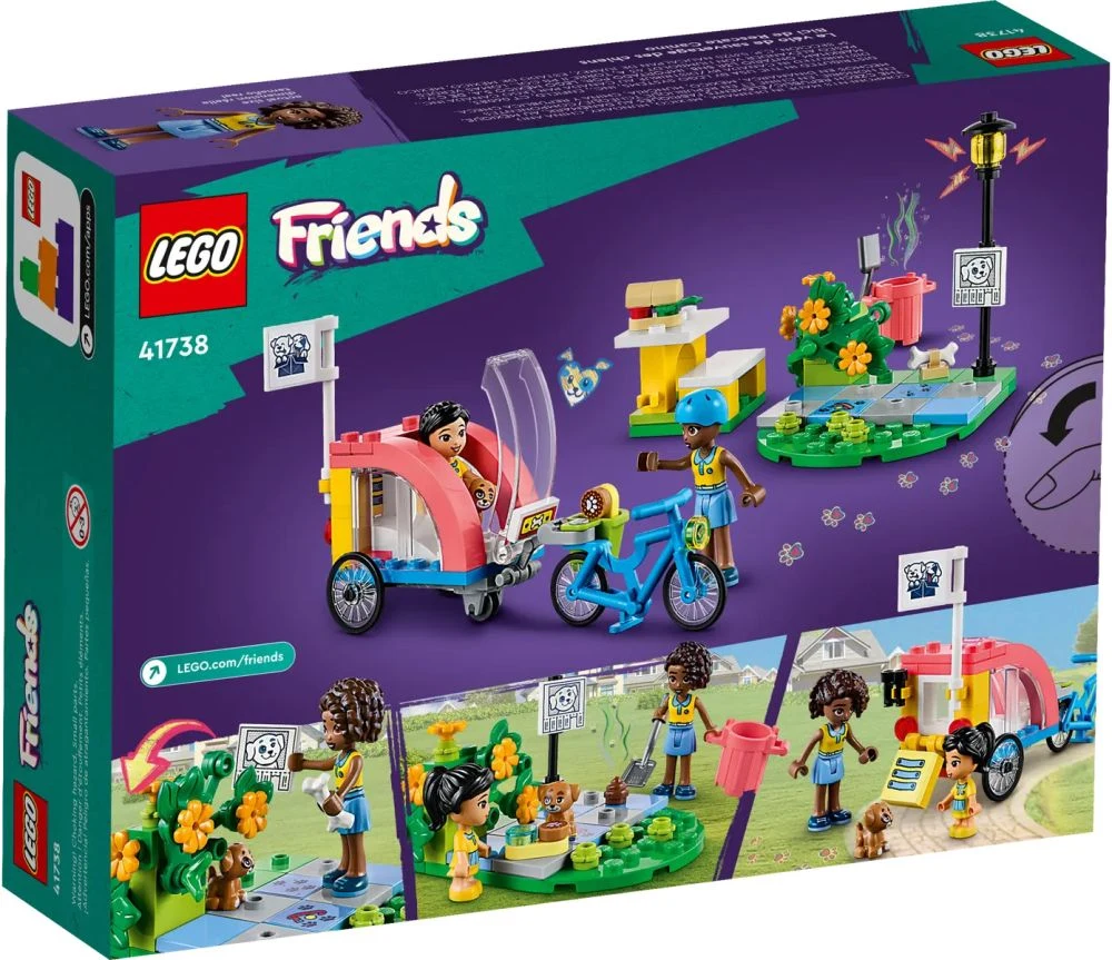 LEGO® Friends 41738 Bici di soccorso dei cani - vue 2