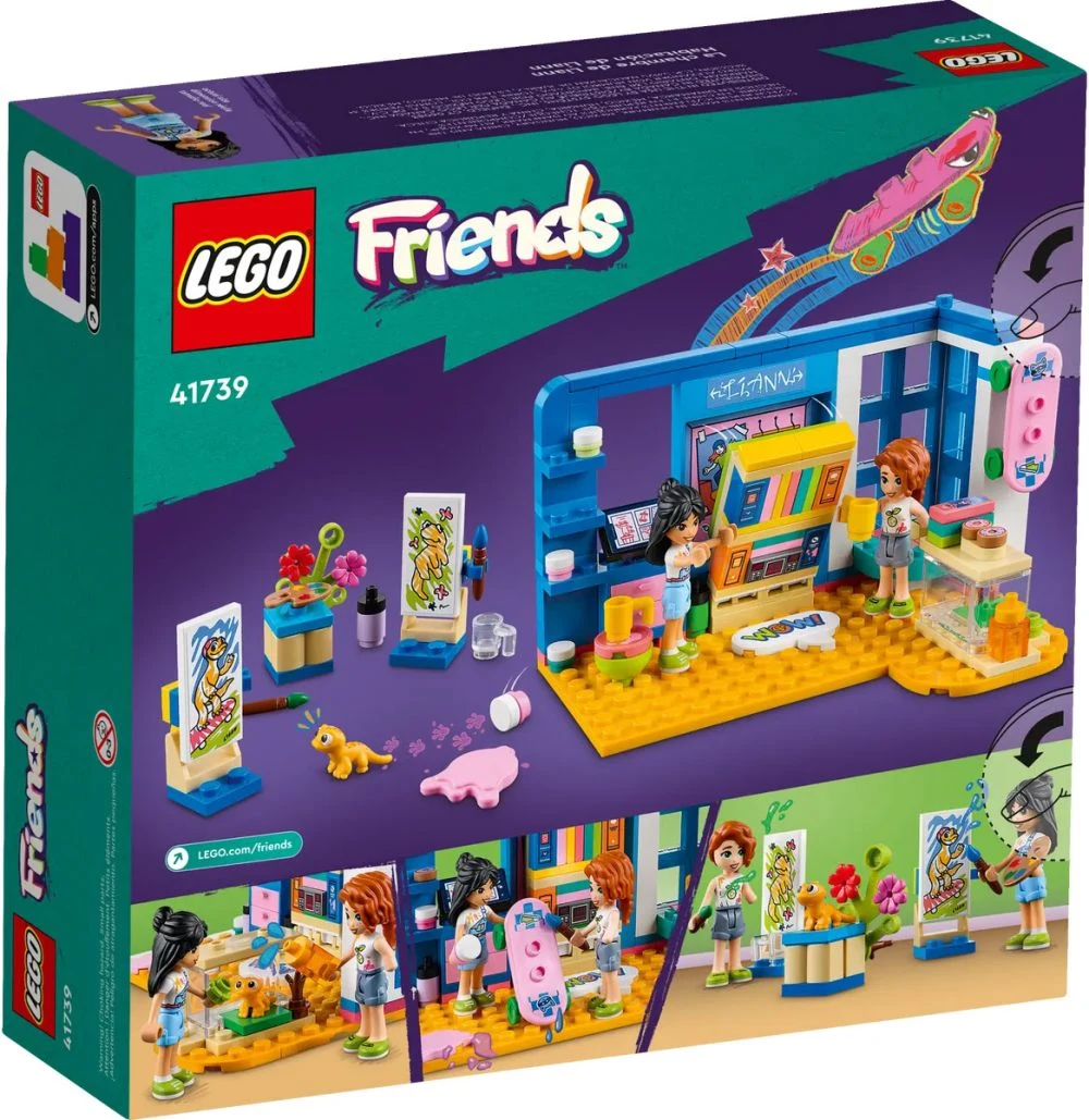 LEGO® Friends 41739 La cameretta di Liann - vue 2