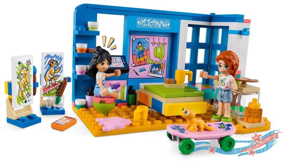 LEGO® Friends 41739 La cameretta di Liann - vue 4