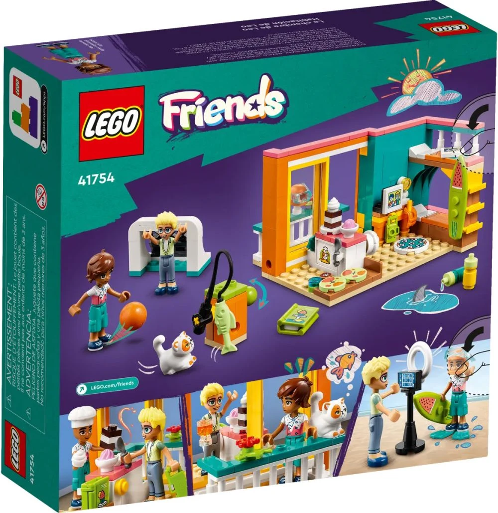 LEGO® Friends 41754 La cameretta di Leo - vue 2
