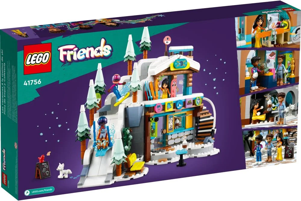 LEGO® Friends 41756 Pista da sci e baita - vue 2