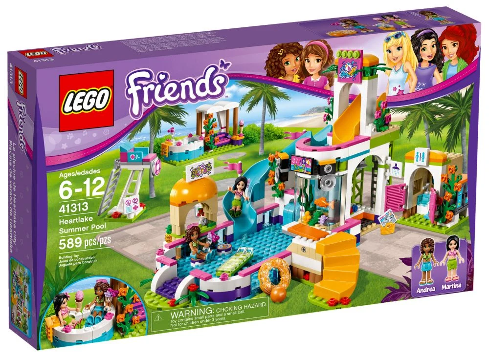 LEGO Friends 41313 La Piscina all’aperto di Heartlake - vue 2