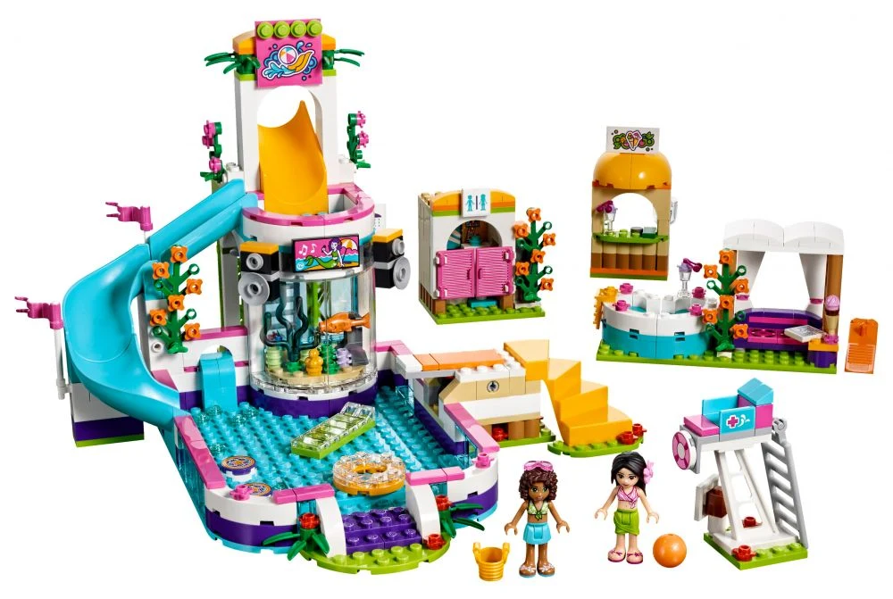 LEGO Friends 41313 La Piscina all’aperto di Heartlake - vue 4