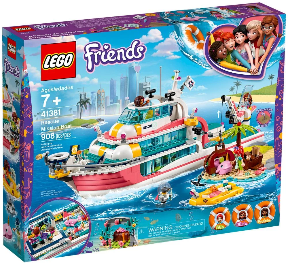 LEGO Friends 41381 Motoscafo di Salvataggio - vue 2