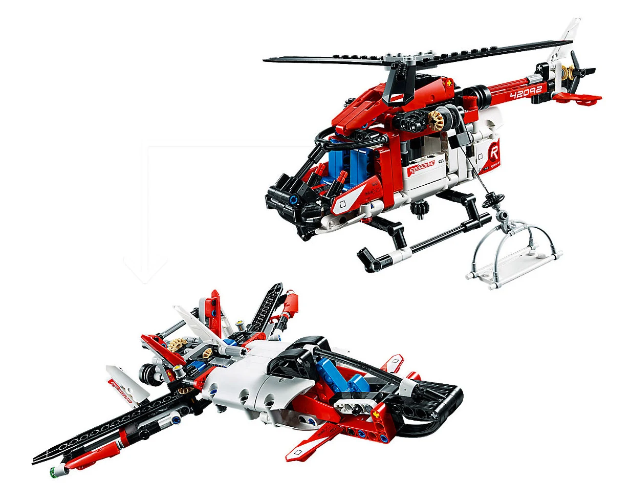 LEGO® Technic 42092 Elicottero di salvataggio - vue 5