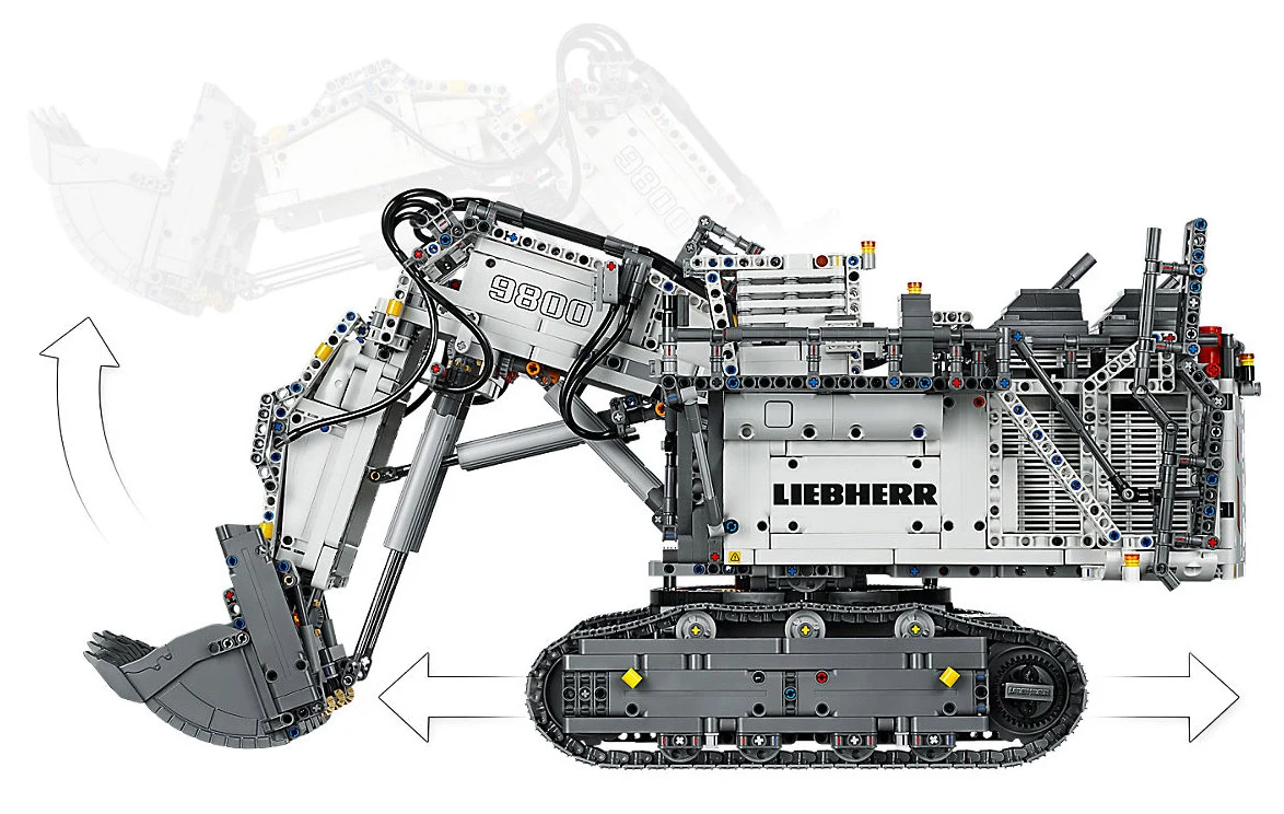 LEGO® Technic 42100 Escavatore Liebherr R 9800 - vue 6