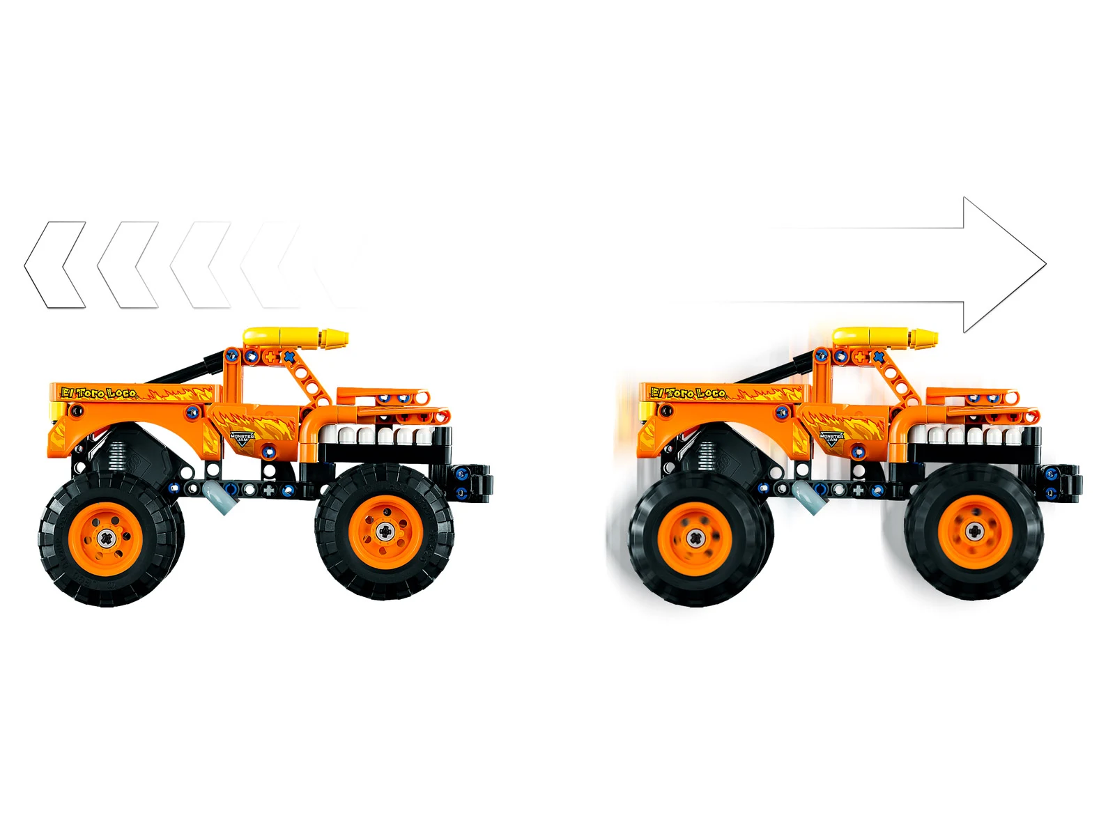 LEGO® Technic 42135 Monster Jam El Toro Loco - vue 6