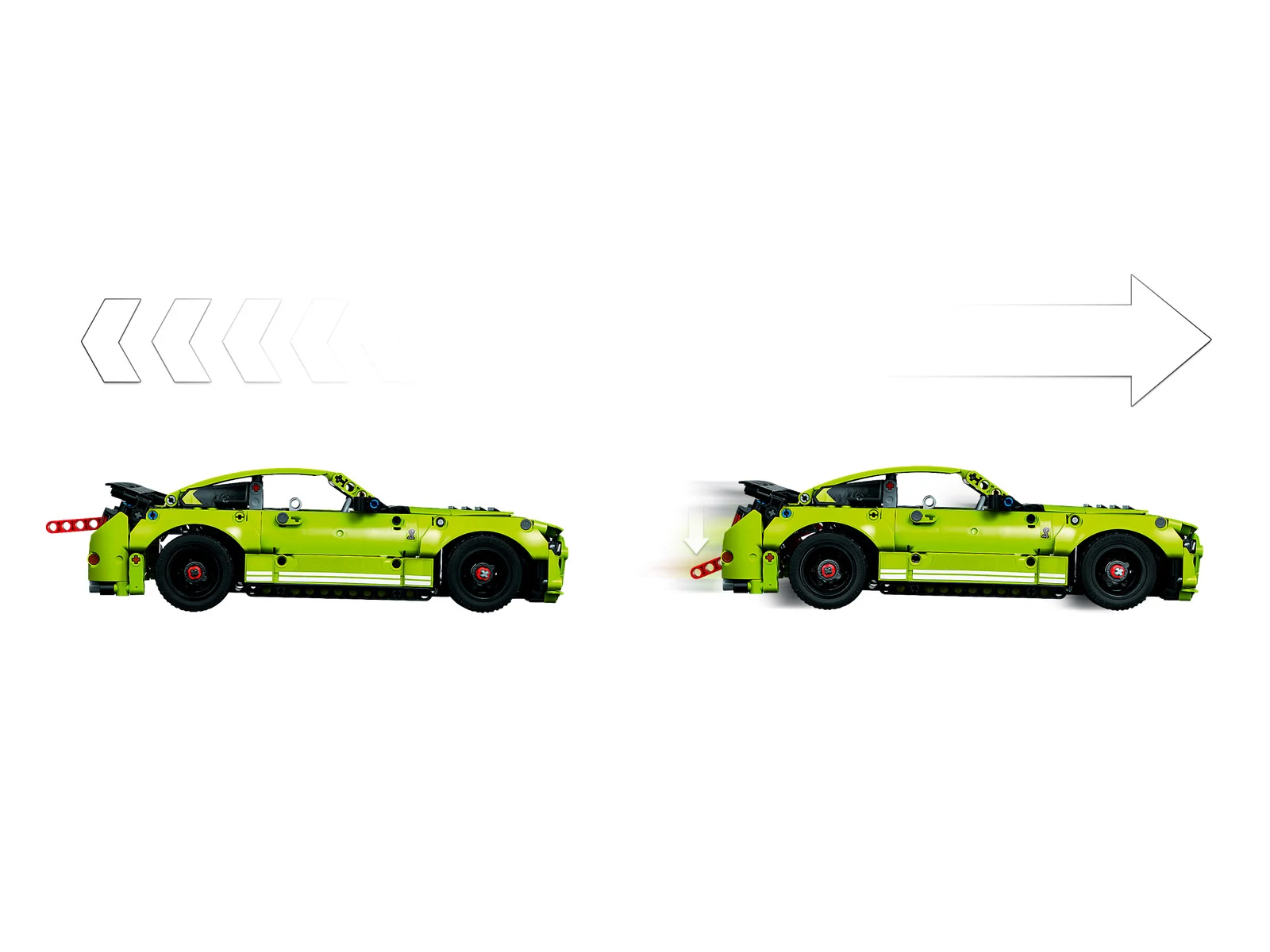LEGO® Technic 42138 Ford Mustang Shelby GT500 - vue 6