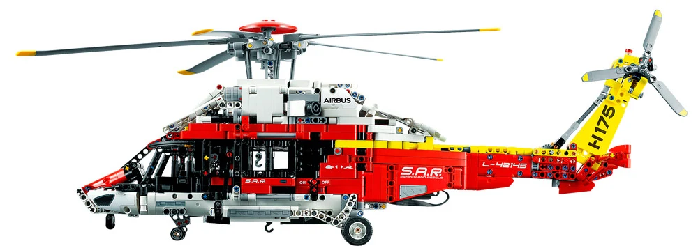 LEGO® Technic 42145 Elicottero di salvataggio Airbus H175 - vue 4