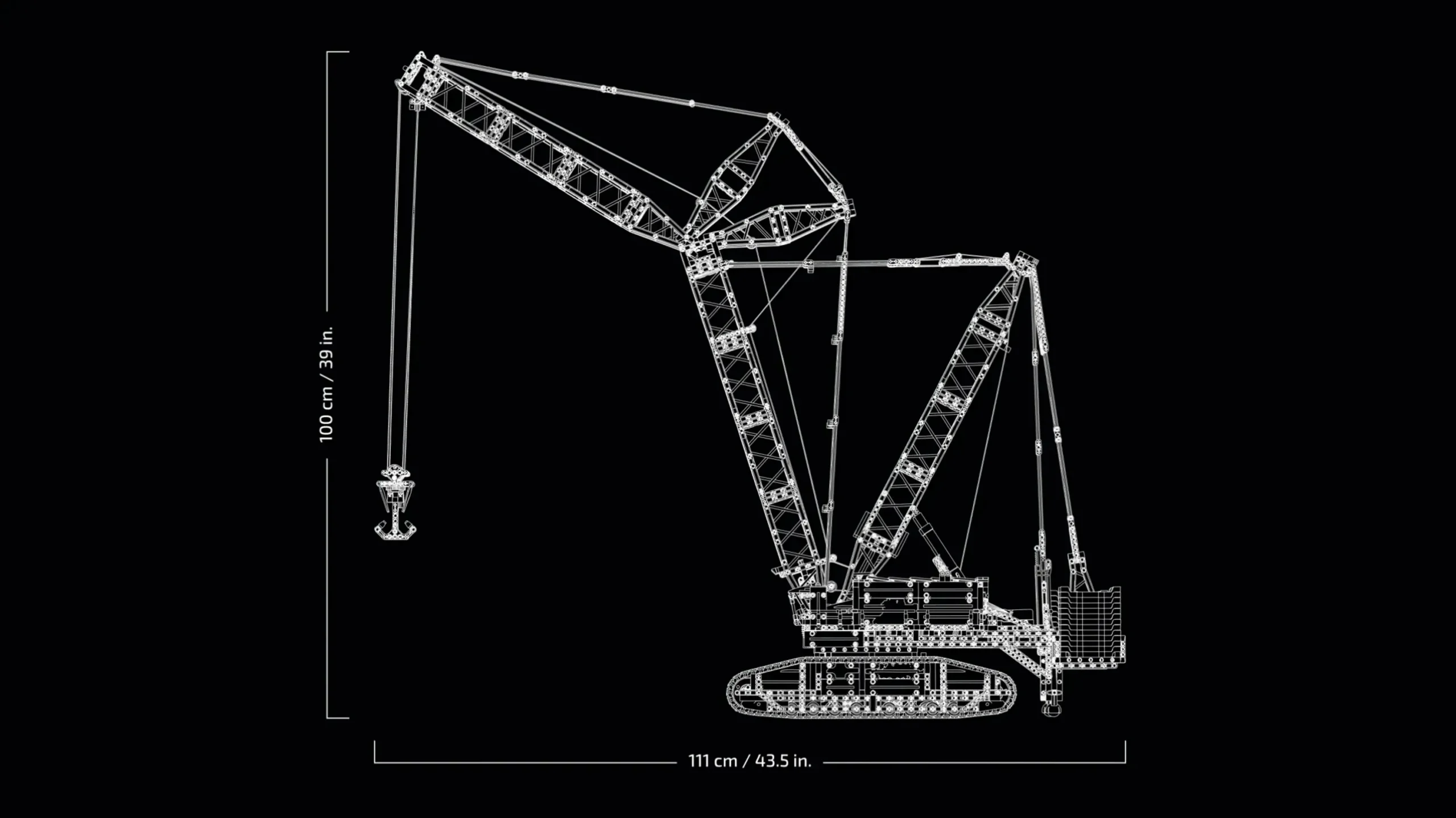 LEGO® Technic 42146 Gru cingolata Liebherr LR 13000 - vue 5