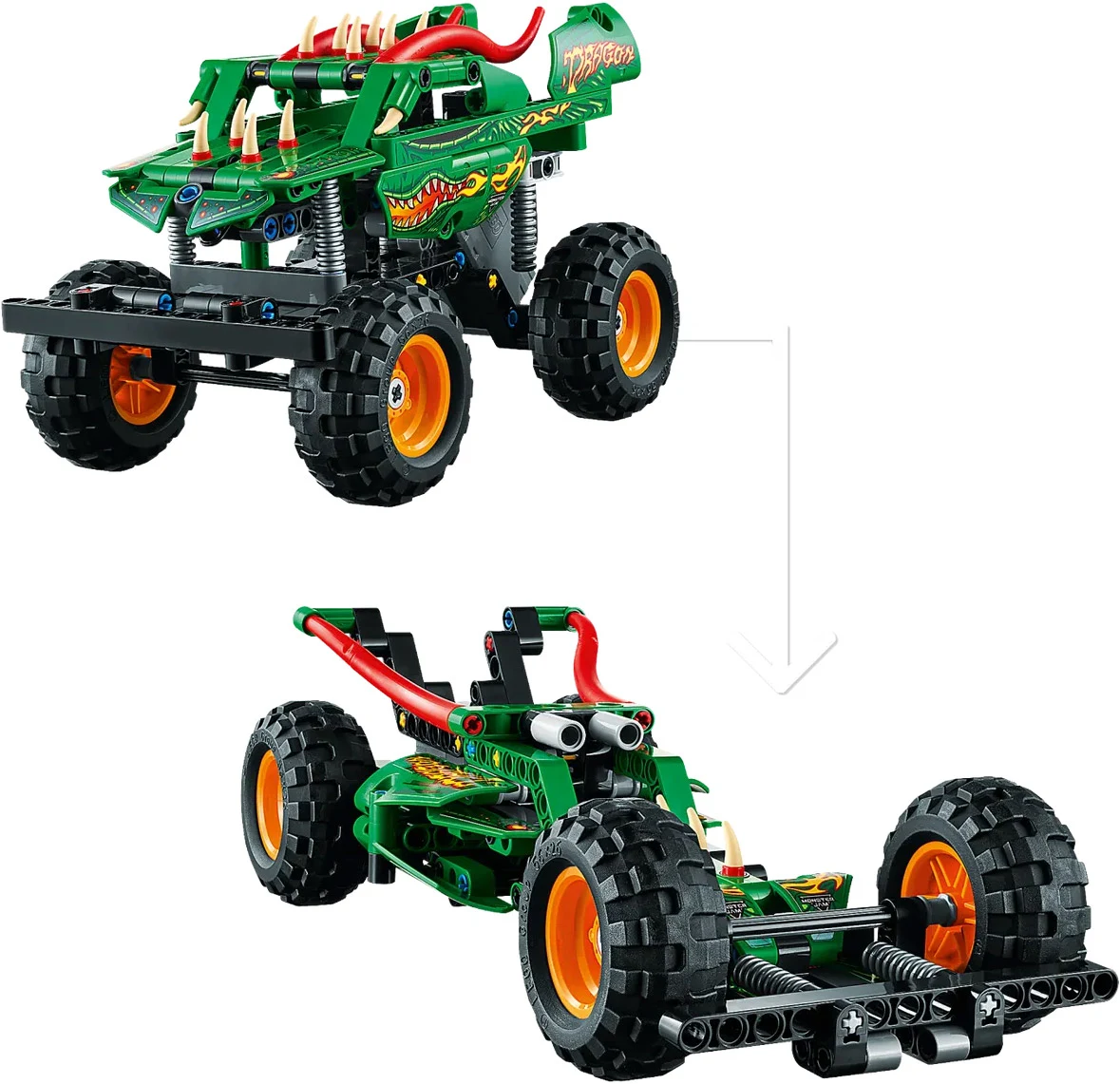 LEGO® Technic 42149 Monster Jam™ Dragon™ - vue 4