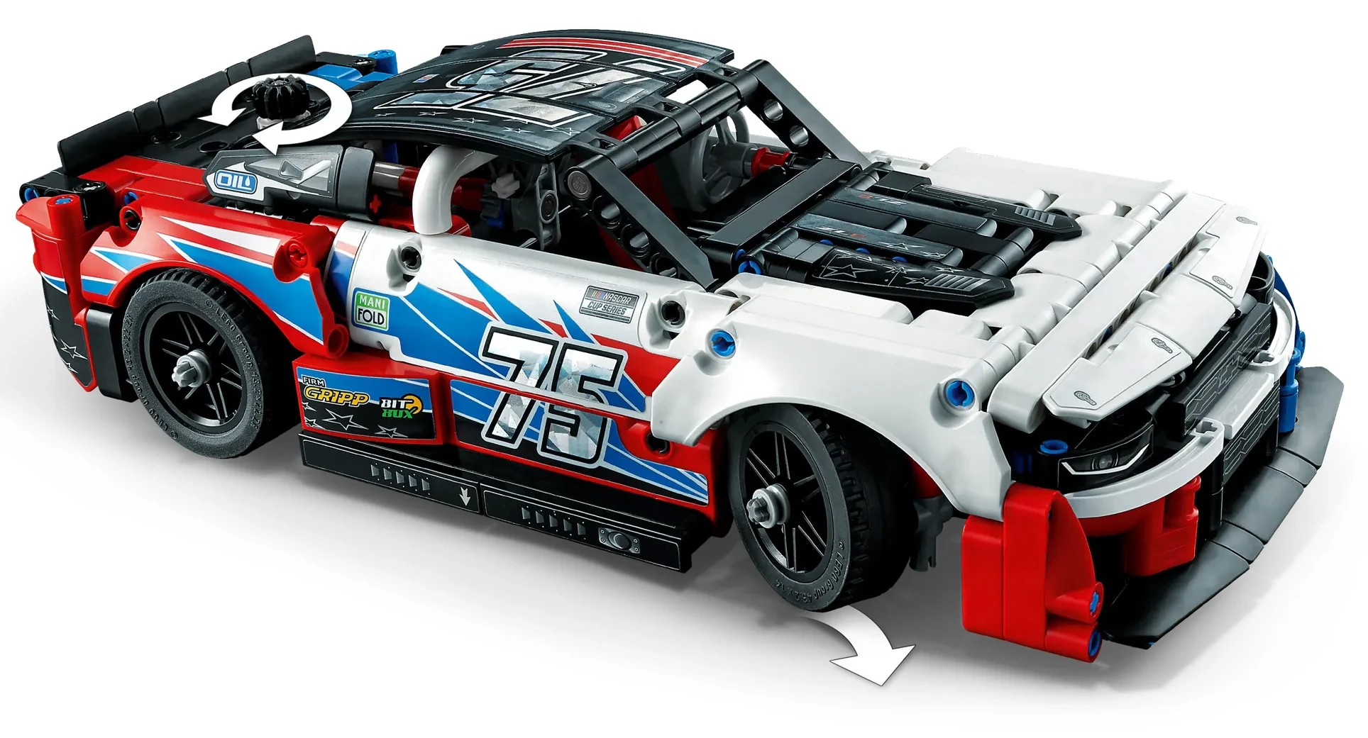 LEGO® Technic 42153 NASCAR Next Gen Chevrolet Camaro ZL1 - vue 4